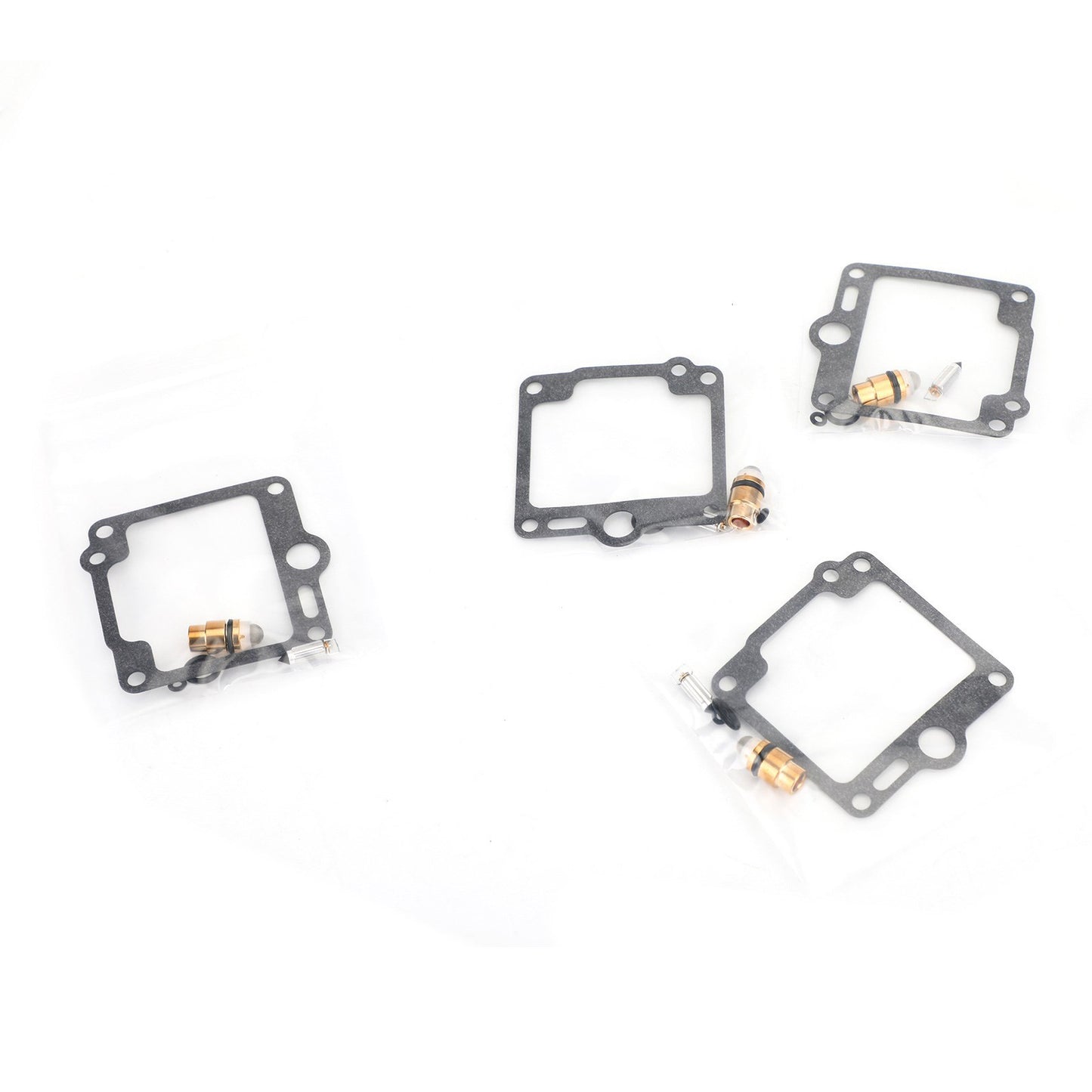 Kit riparazione carburatore parti guarnizione ago flottante per Yamaha XJ600H XJ600N Generico