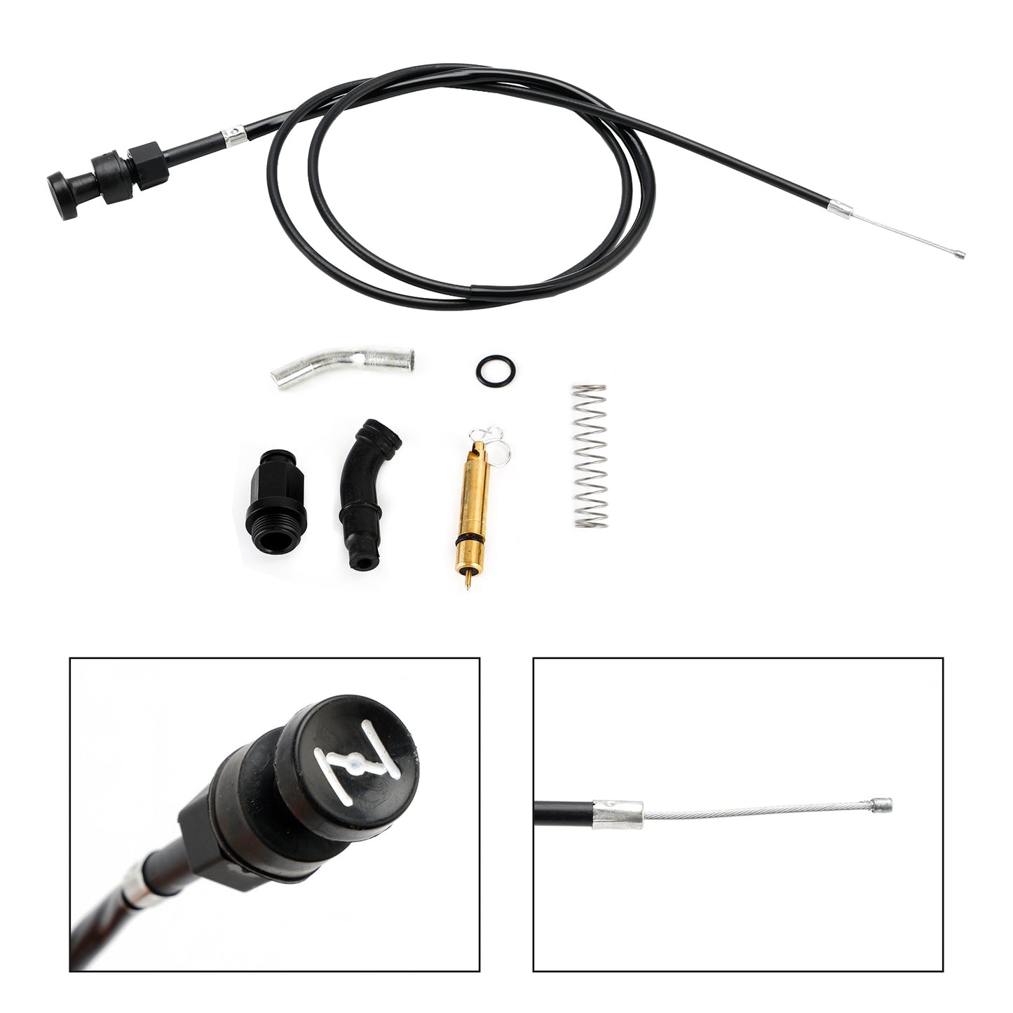 Kit stantuffo cavo starter carburatore adatto per Honda Rancher TRX350 FM TM TE 00-06 Generico