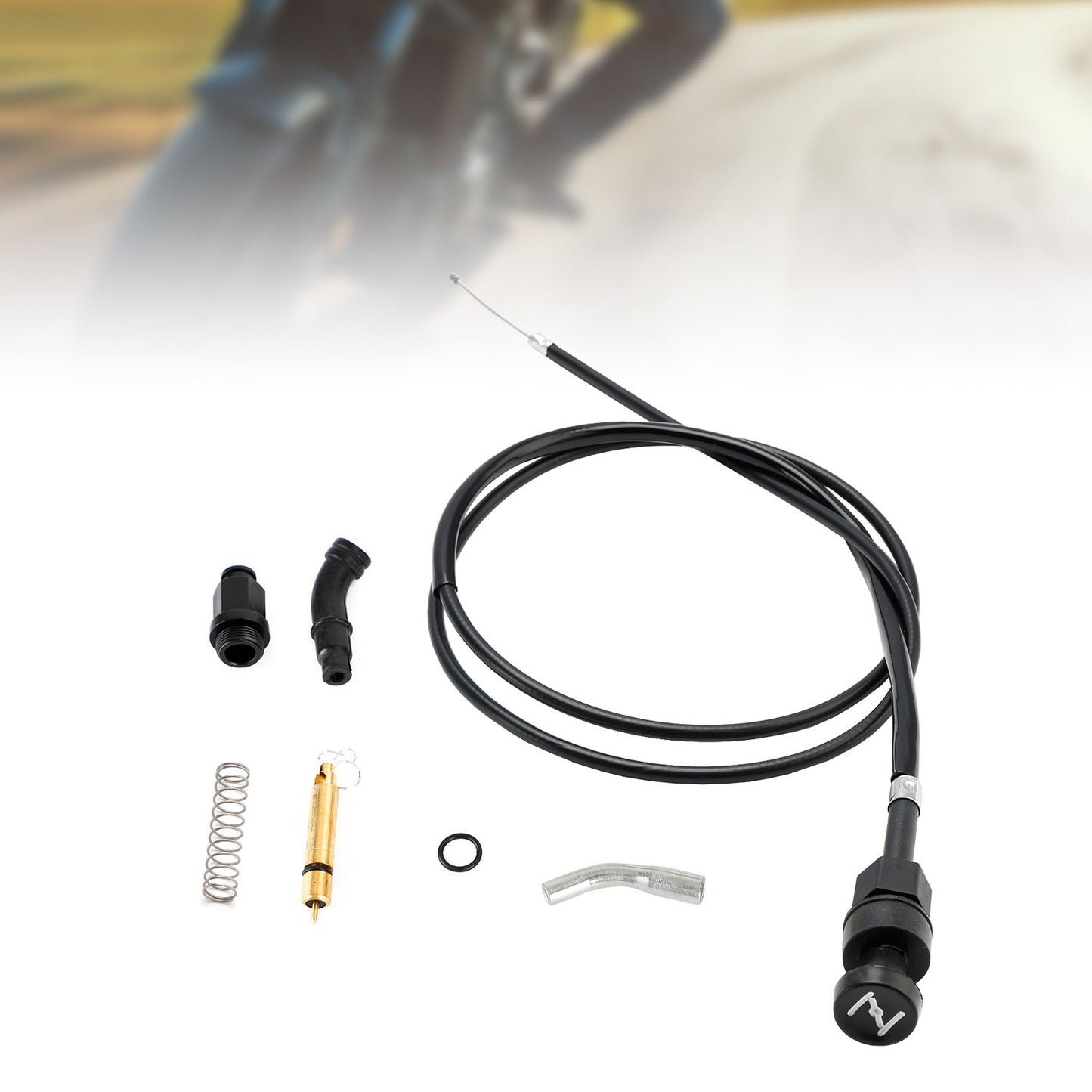 Kit stantuffo cavo starter carburatore adatto per Honda Rancher TRX350 FM TM TE 00-06 Generico