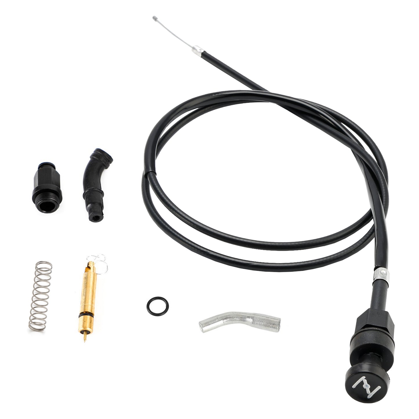 2x kit pistone cavo carburatore choke adatto per Honda Rancher TRX350 FM TM 00-06 generico