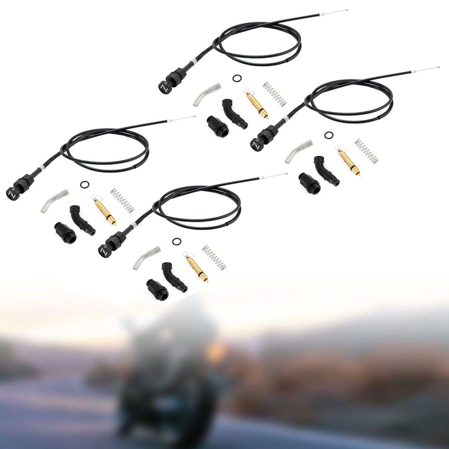 4x Honda Rancher TRX350 FM TM 2000-2006 Kit stantuffo cavo starter carburatore