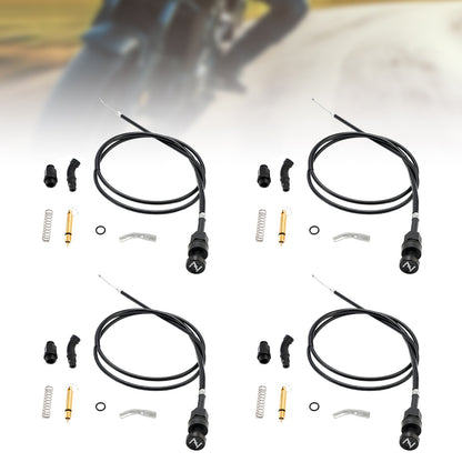4x Honda Rancher TRX350 FM TM 2000-2006 Kit stantuffo cavo starter carburatore