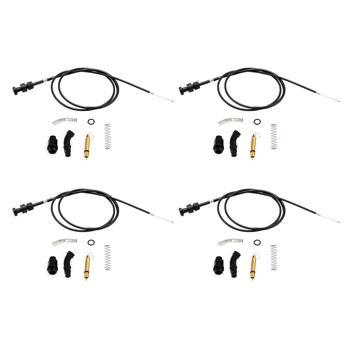 4x Honda Rancher TRX350 FM TM 2000-2006 Kit stantuffo cavo starter carburatore