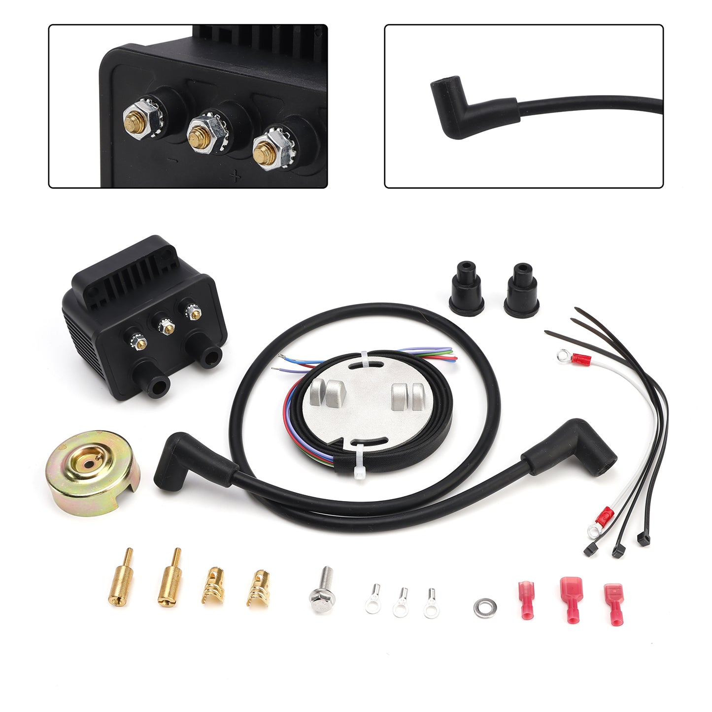 Kit di accensione elettronica Double Fire adatto per modelli Big Twin dal 1970 al 1999