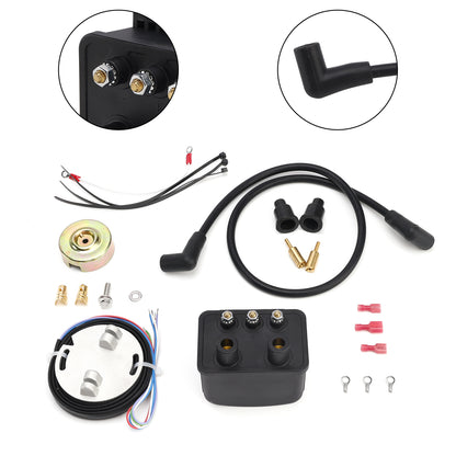 Kit di accensione elettronica Double Fire adatto per modelli Big Twin dal 1970 al 1999