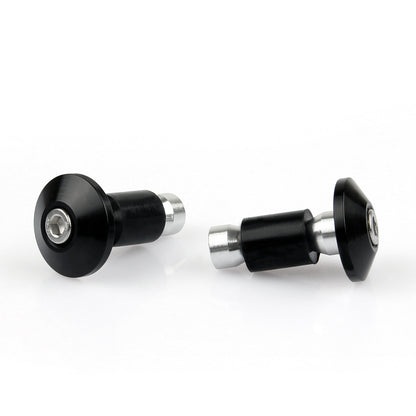 Universal Motorcycle Street Bike 7/8" Manopole per manubrio Bar End Plugs Generico