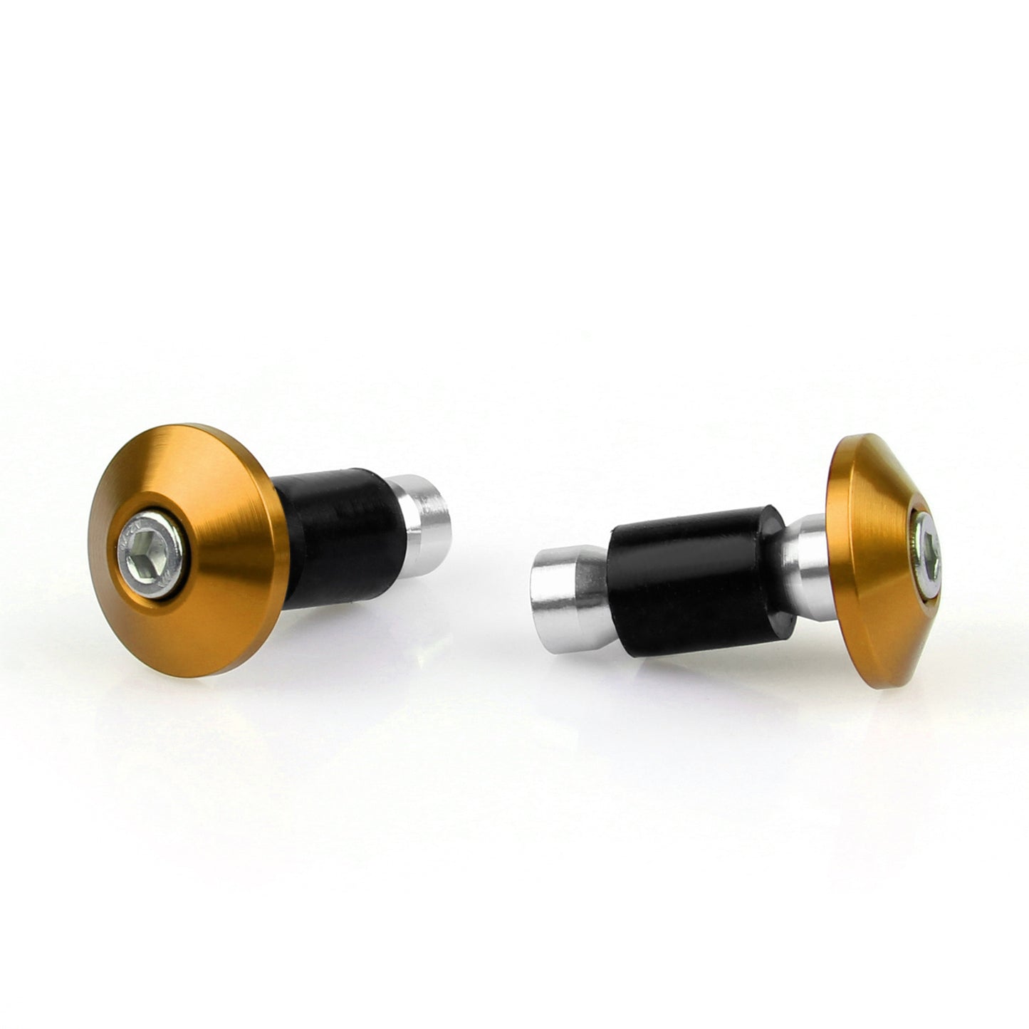 Universal Motorcycle Street Bike 7/8" Manopole per manubrio Bar End Plugs Generico