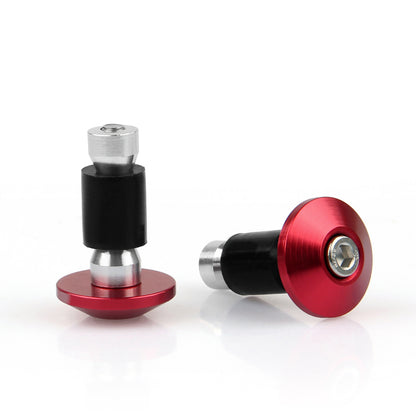 Universal Motorcycle Street Bike 7/8" Manopole per manubrio Bar End Plugs Generico
