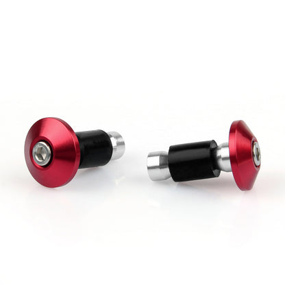 Universal Motorcycle Street Bike 7/8" Manopole per manubrio Bar End Plugs Generico