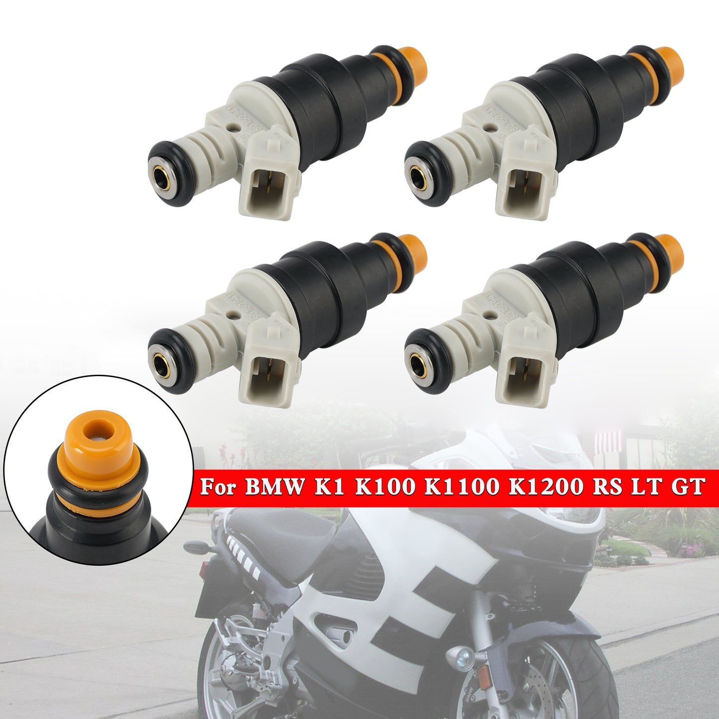 4PCS Moto Iniettore di Carburante 0280150705 Per BMW K1 K100 K1100 K1200 RS LT GT