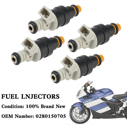 4PCS Moto Iniettore di Carburante 0280150705 Per BMW K1 K100 K1100 K1200 RS LT GT