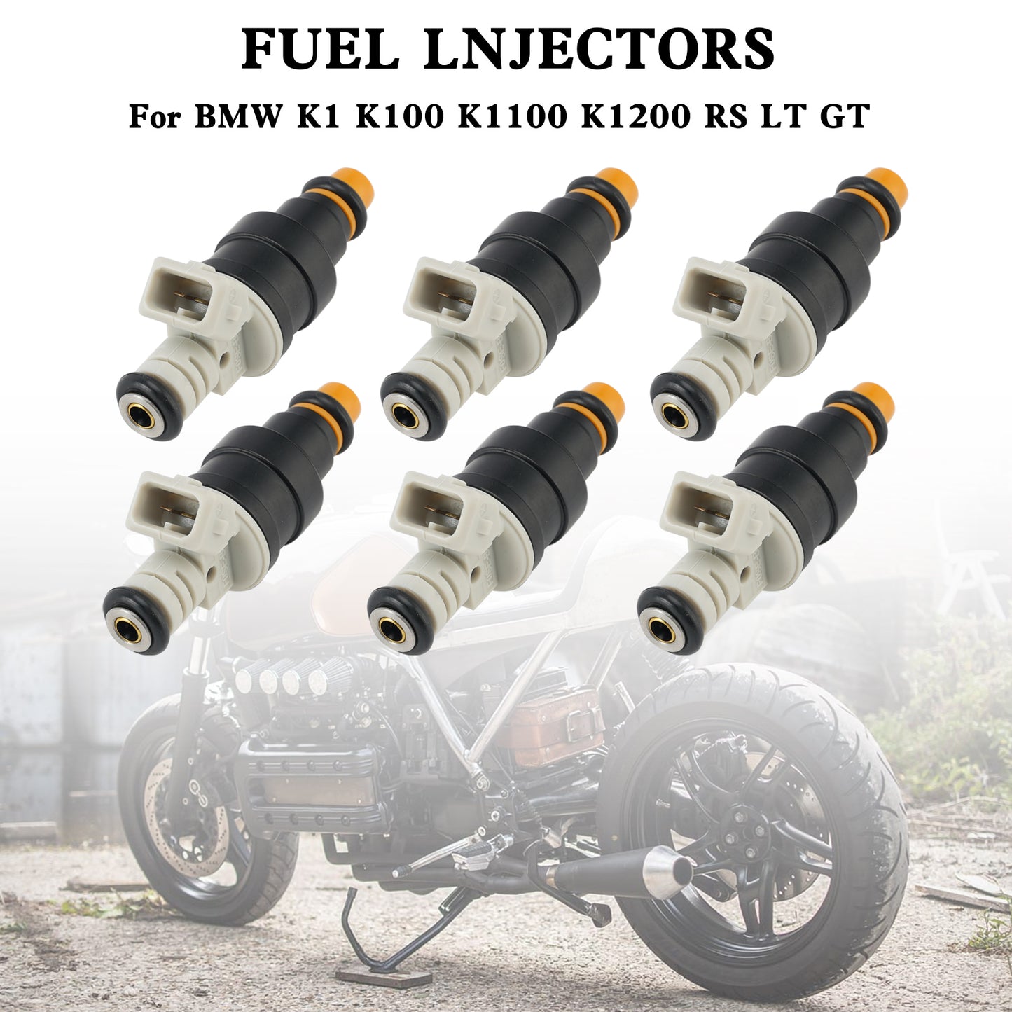 6PCS Moto Iniettore di Carburante 0280150705 Per BMW K1 K100 K1100 K1200 RS LT GT