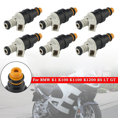6PCS Moto Iniettore di Carburante 0280150705 Per BMW K1 K100 K1100 K1200 RS LT GT