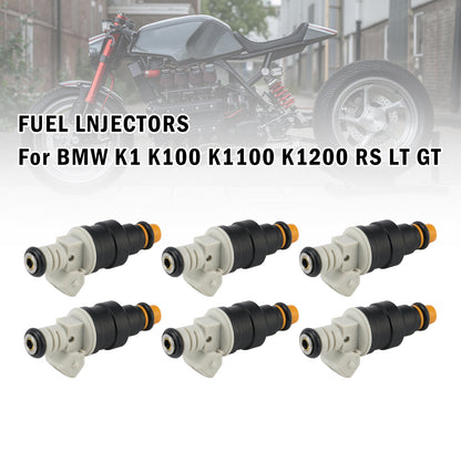 6PCS Moto Iniettore di Carburante 0280150705 Per BMW K1 K100 K1100 K1200 RS LT GT