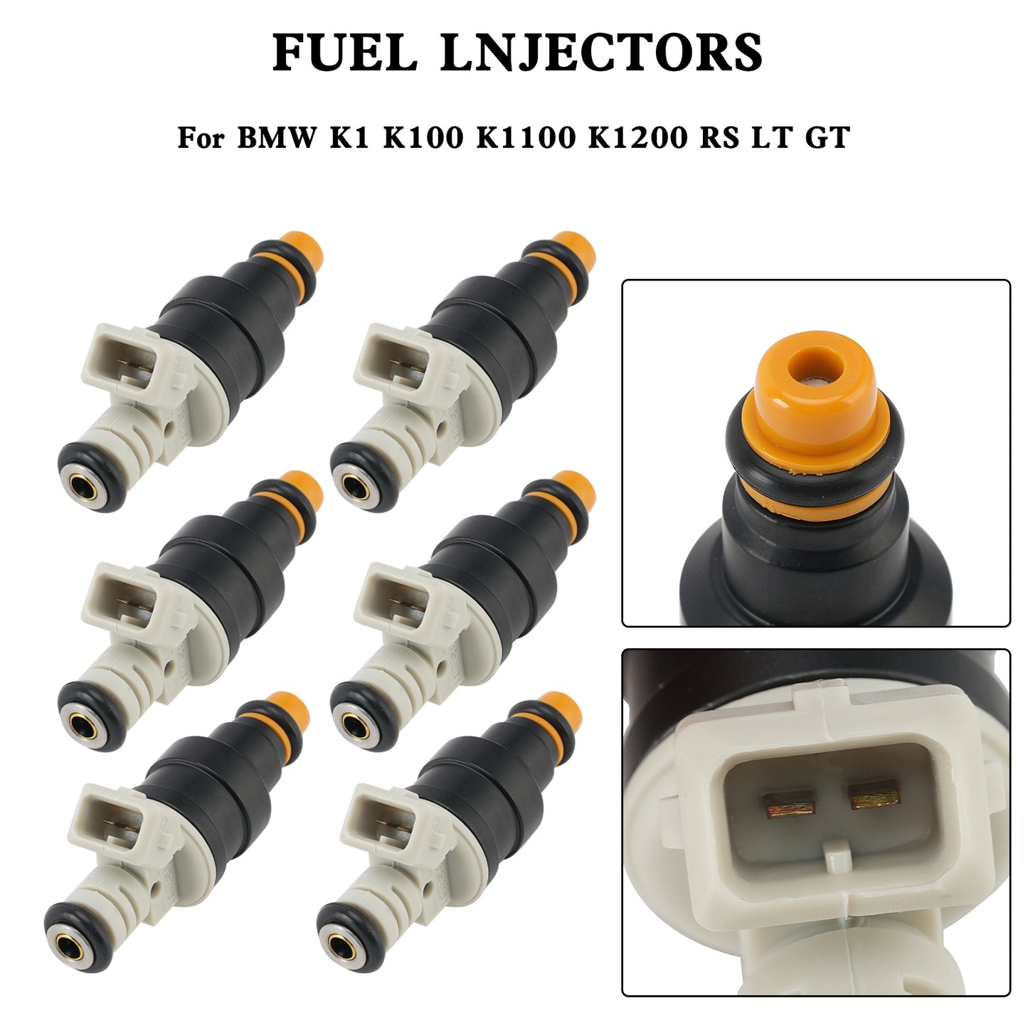 6PCS Moto Iniettore di Carburante 0280150705 Per BMW K1 K100 K1100 K1200 RS LT GT