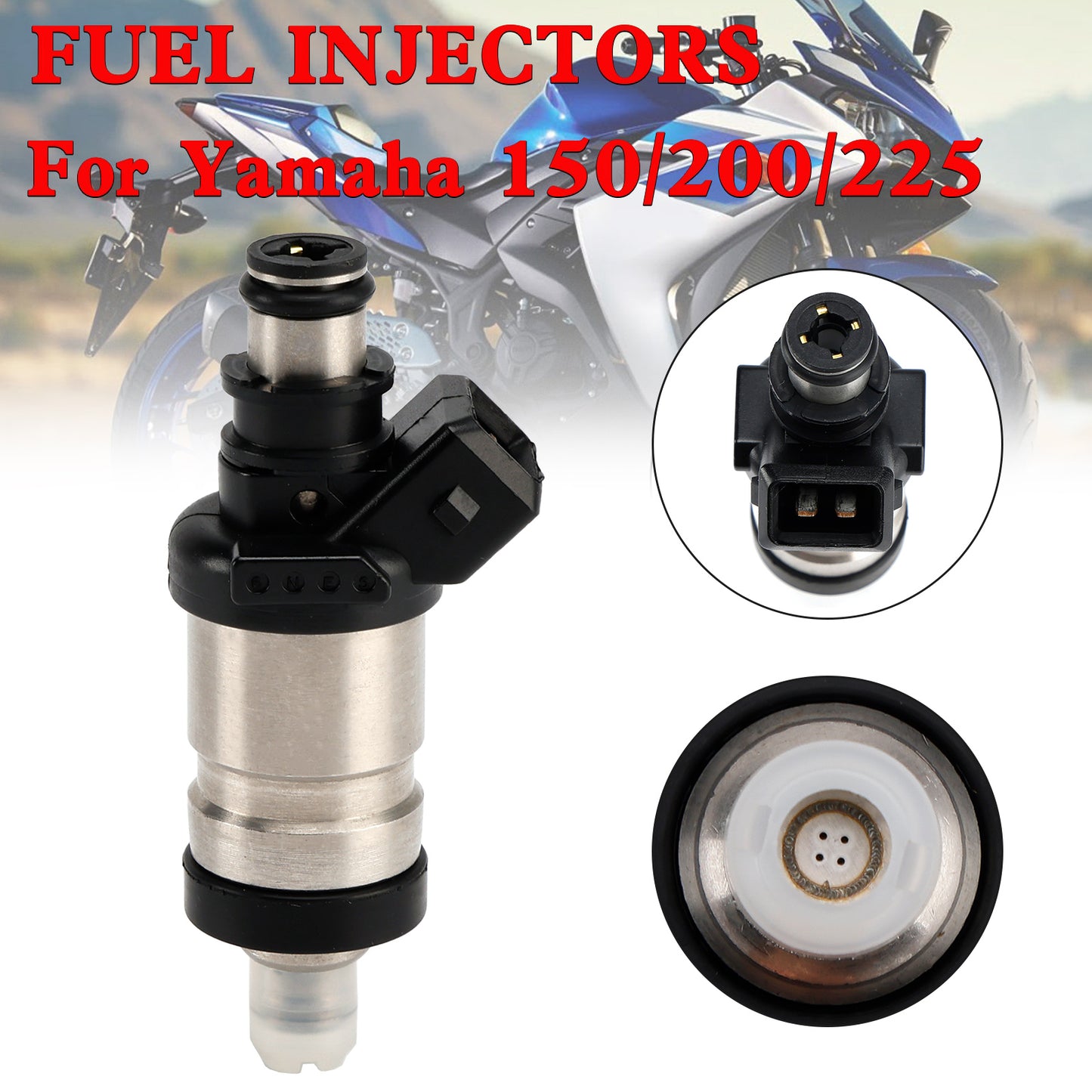 Iniettore carburante Yamaha 150/200/225 HP 2 tempi 65L-13761-00-00