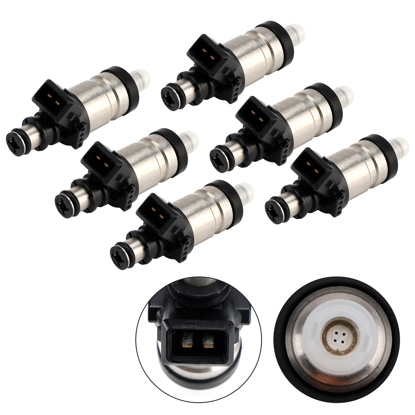 6PCS Yamaha 150/200/225 HP 2 Tempi Iniettore di Carburante 65L-13761-00-00