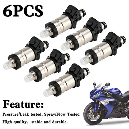 6PCS Yamaha 150/200/225 HP 2 Tempi Iniettore di Carburante 65L-13761-00-00