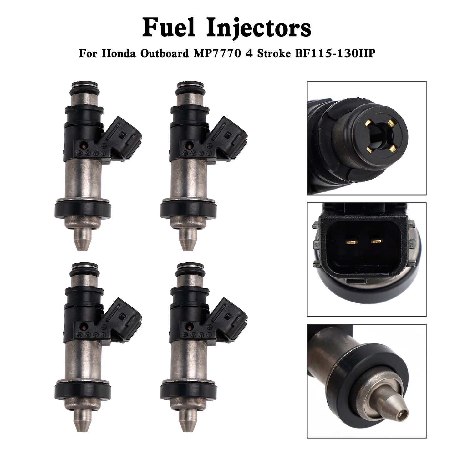 4PCS 16406-ZW5-000 Iniettori di carburante per fuoribordo Honda MP7770 4 tempi BF115-130HP