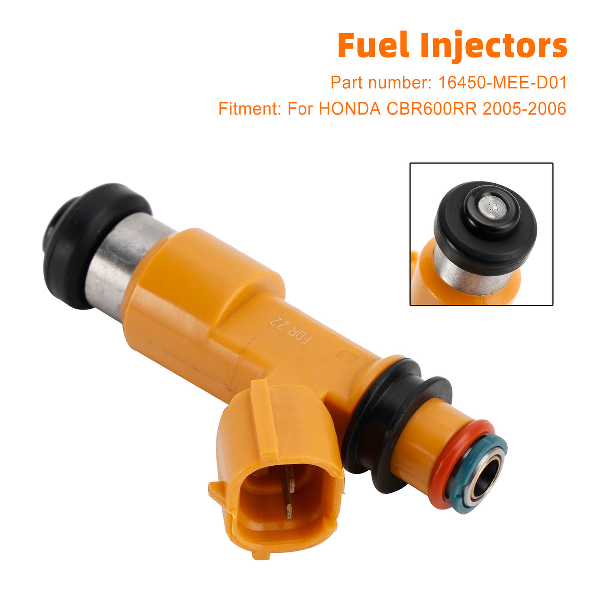 2005-2006 Honda CBR600RR Iniettori di carburante 16450-MEE-D01