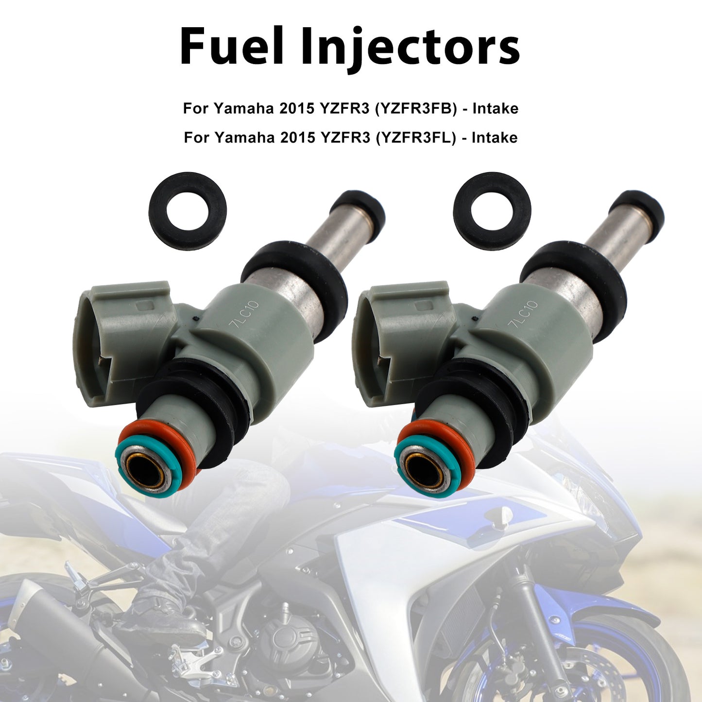 2 pezzi 1WD-E3761-00-00 iniettori di carburante per Yamaha YZF-R3 2015-2022