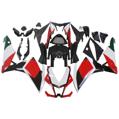 Amotopart Aprilia 2009-2015 RSV4 1000 Kit di rivestimento nero rosso