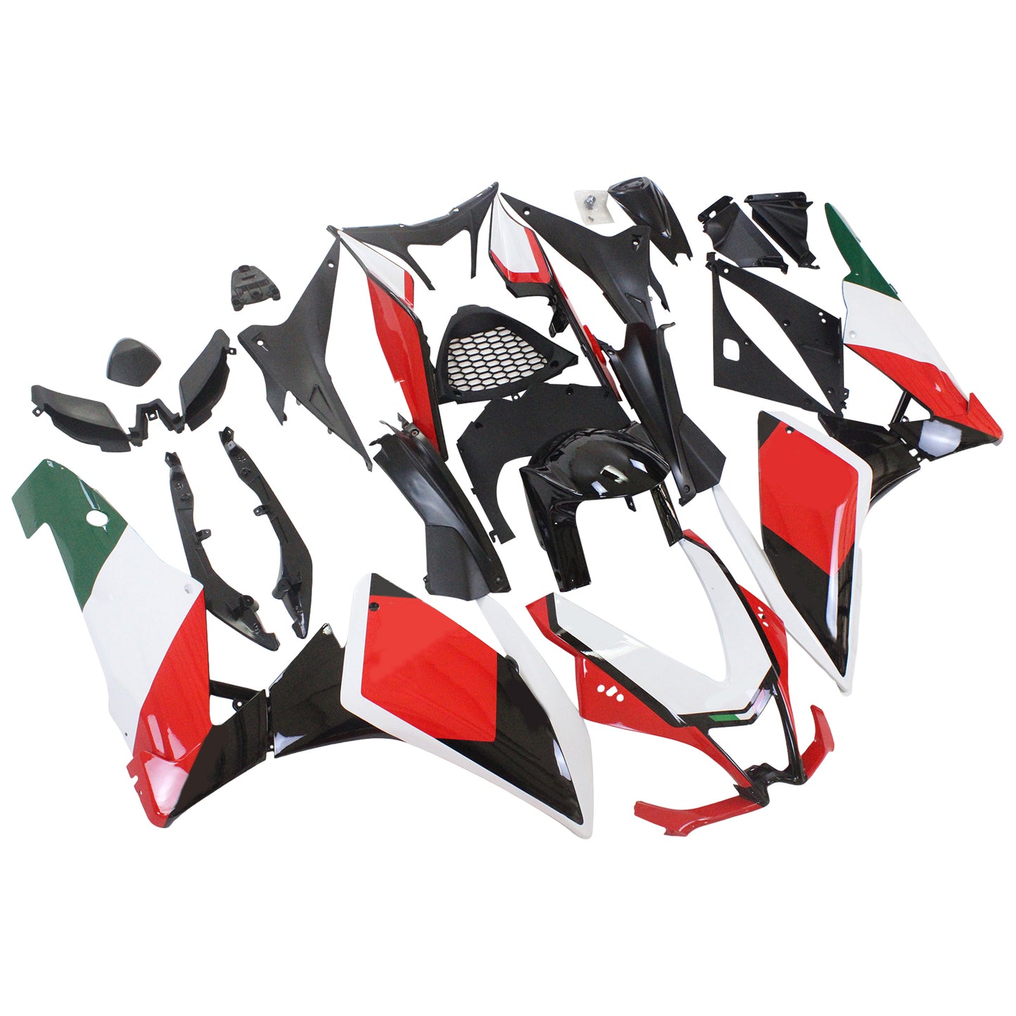 Amotopart Aprilia 2009-2015 RSV4 1000 Kit di rivestimento nero rosso