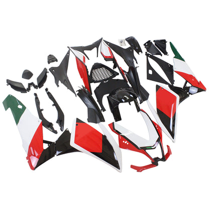 Amotopart Aprilia 2009-2015 RSV4 1000 Kit di rivestimento nero rosso
