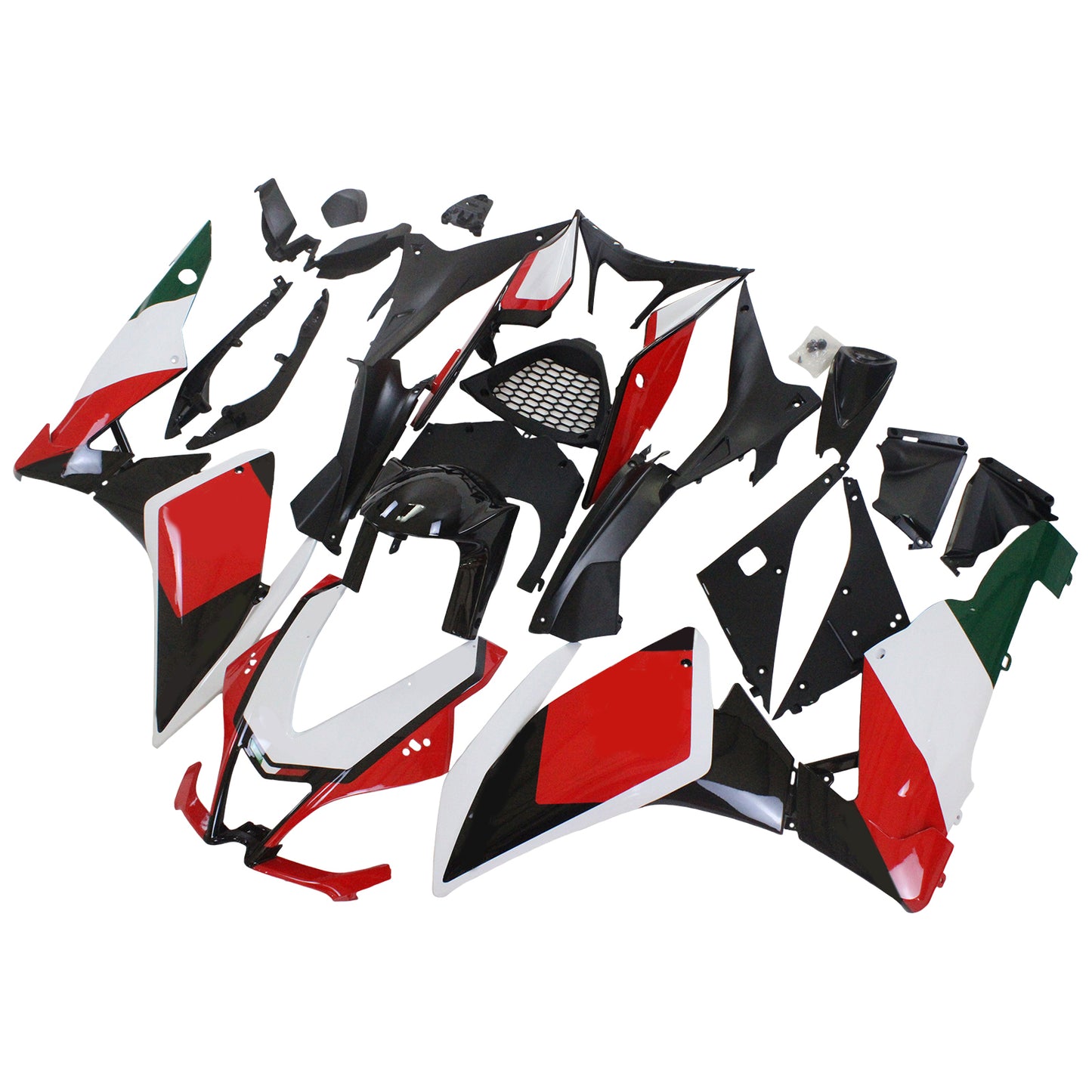Amotopart Aprilia 2009-2015 RSV4 1000 Kit di rivestimento nero rosso