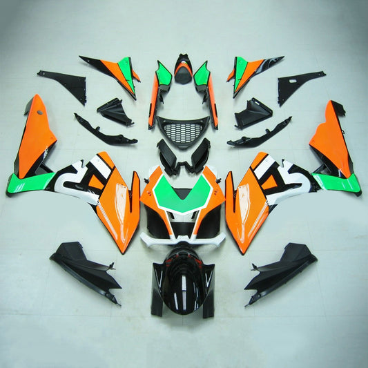 Amotopart Aprilia 2009-2015 RSV4 1000 kit carenatura verde arancione