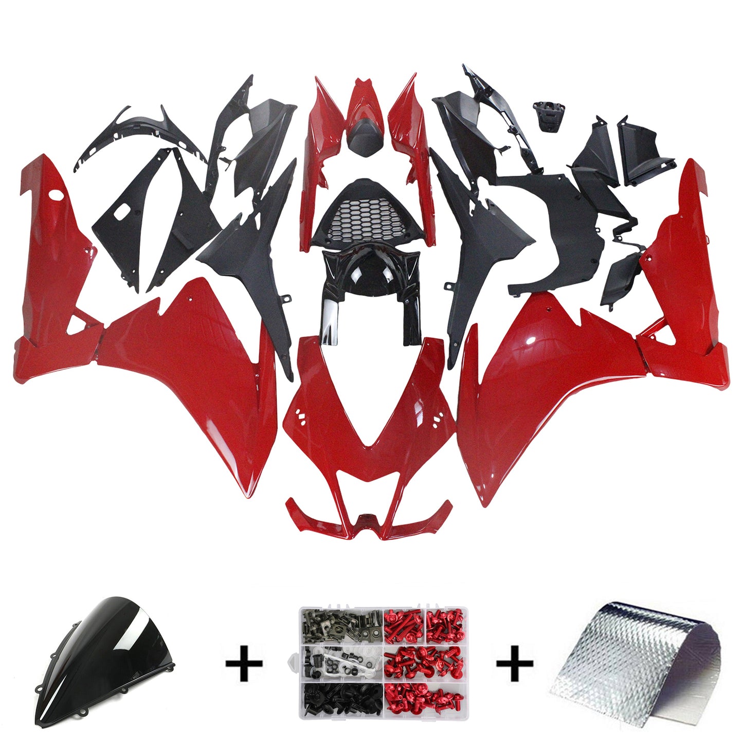 Amotopart Aprilia RSV4 1000 2009-2015 Kit Carena Carrozzeria Plastica ABS
