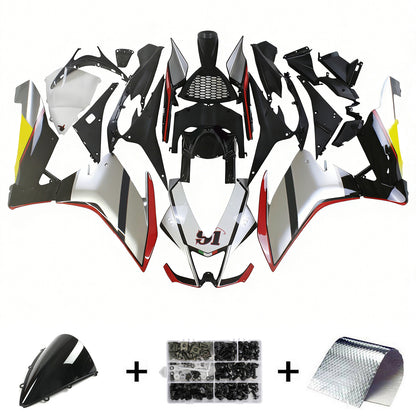 Amotopart Aprilia RSV4 1000 2009-2015 Kit Carena Carrozzeria Plastica ABS