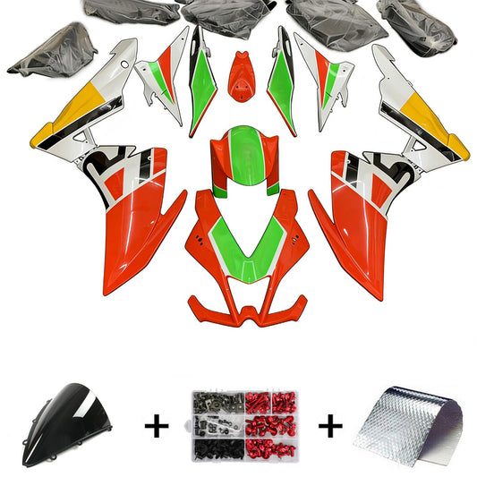 Amotopart Aprilia RSV4 1000 2009-2015 Kit Carena Carrozzeria Plastica ABS