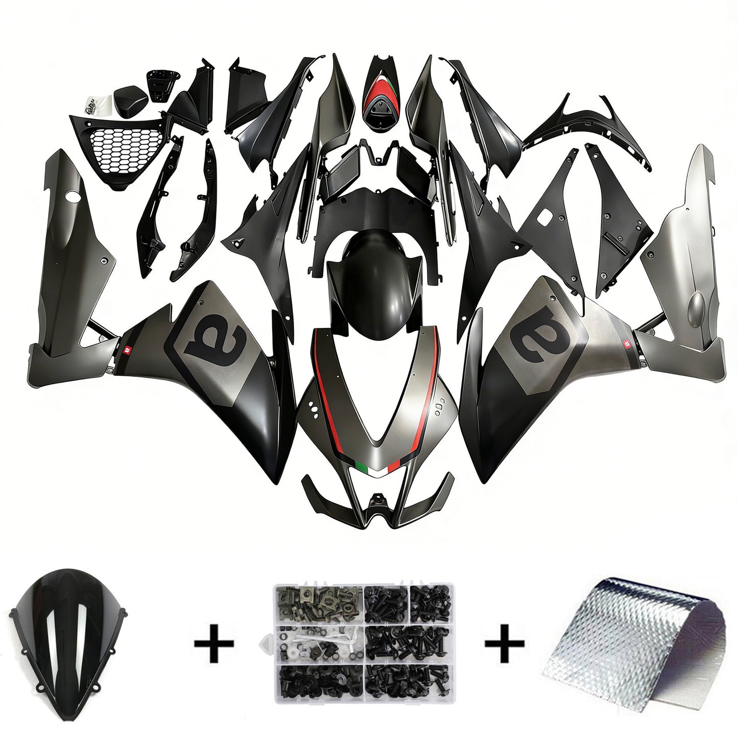 2009-2015 Aprilia RSV4 1000 Kit carena iniezione Carrozzeria Plastica ABS