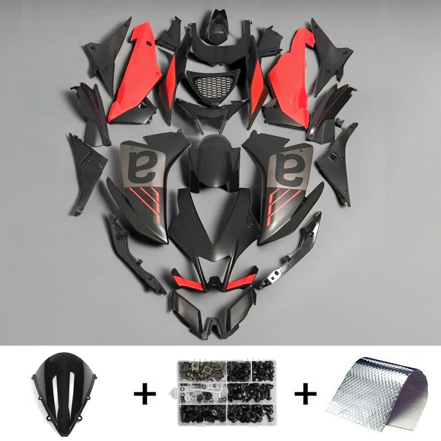 2009-2015 Aprilia RSV4 1000 Kit carena iniezione Carrozzeria Plastica ABS
