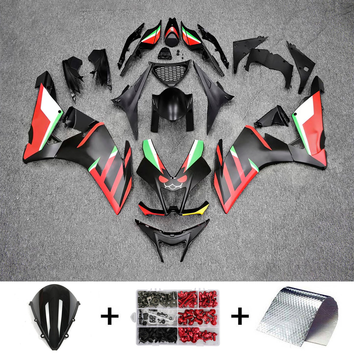 Kit carenatura iniezione Aprilia RSV4 1000 2009-2015 Carrozzeria plastica ABS