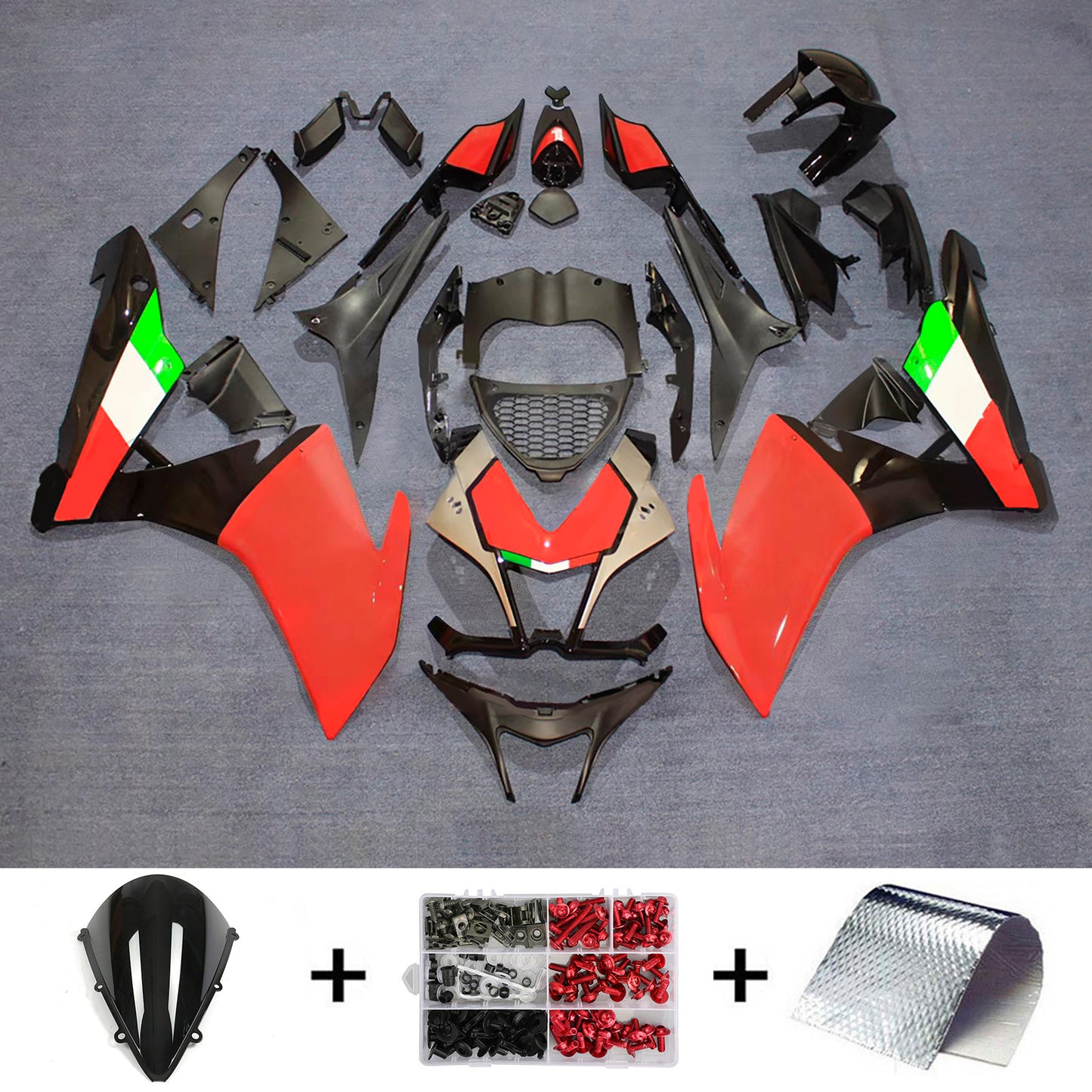 Kit carenatura iniezione Aprilia RSV4 1000 2009-2015 Carrozzeria plastica ABS