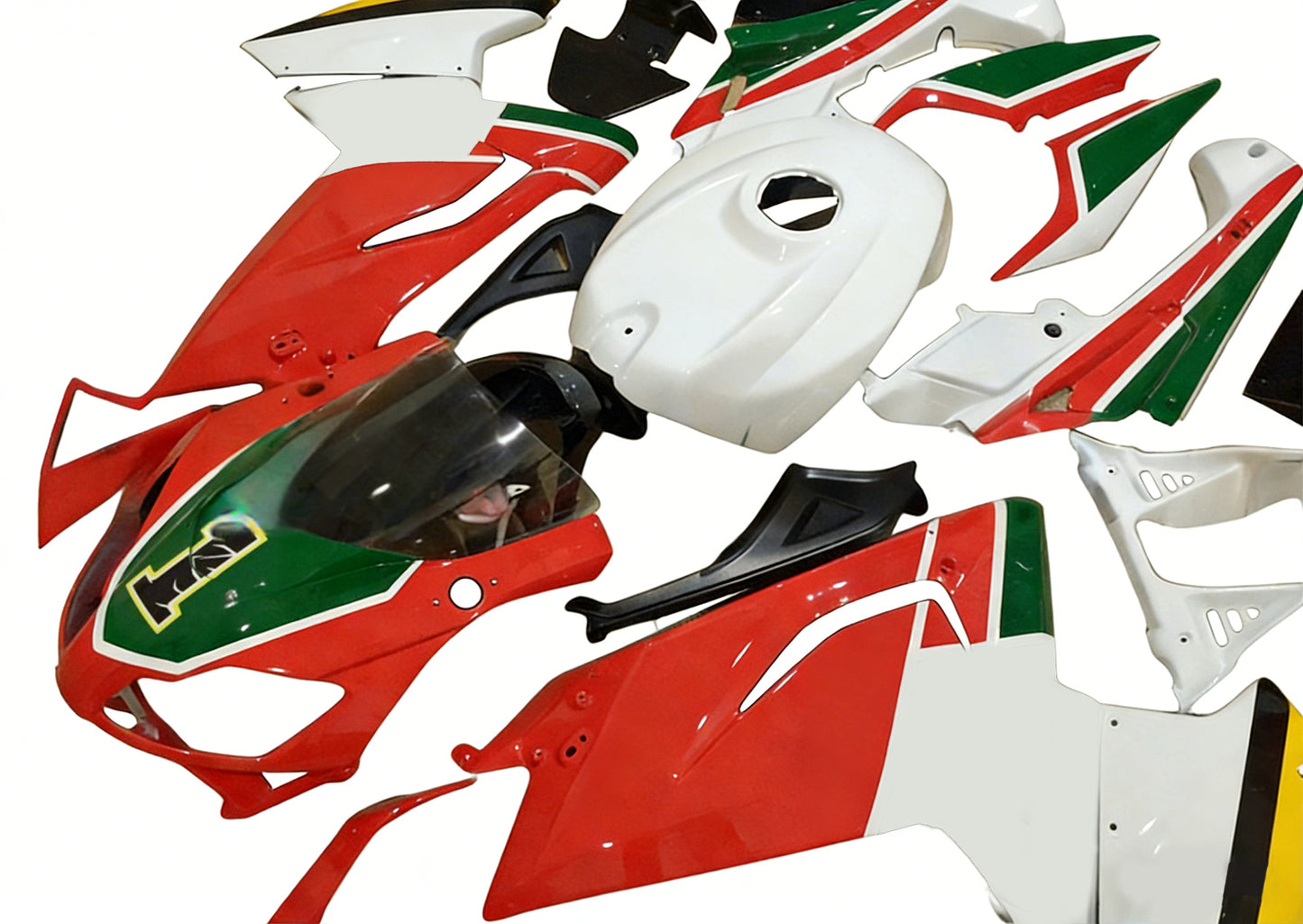 Kit carenatura BODYWORK ABS in plastica adatta per Aprilia RS125 2006-2011