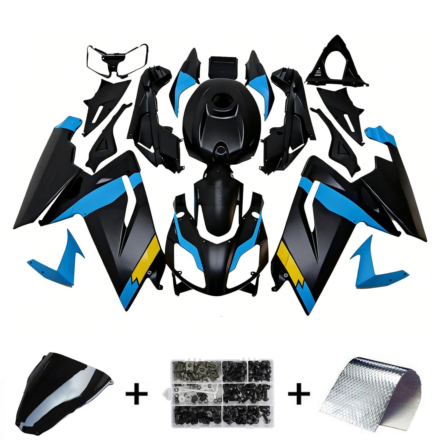 Amotopart Aprilia RS125 2006-2011 Kit Carena Carrozzeria Plastica ABS