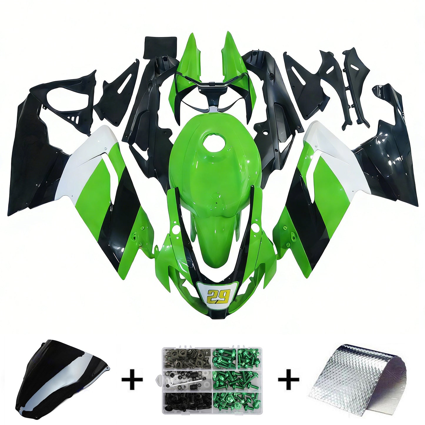 Amotopart Aprilia RS125 2006-2011 Kit Carena Carrozzeria Plastica ABS