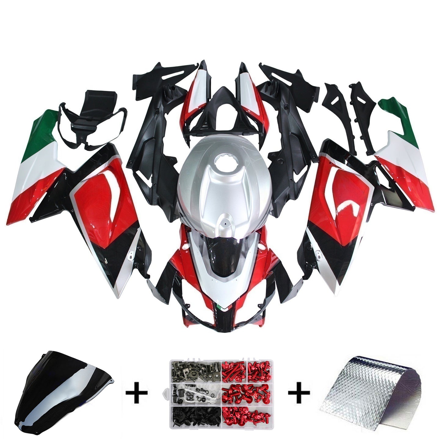 Amotopart Aprilia RS125 2006-2011 Kit Carena Carrozzeria Plastica ABS