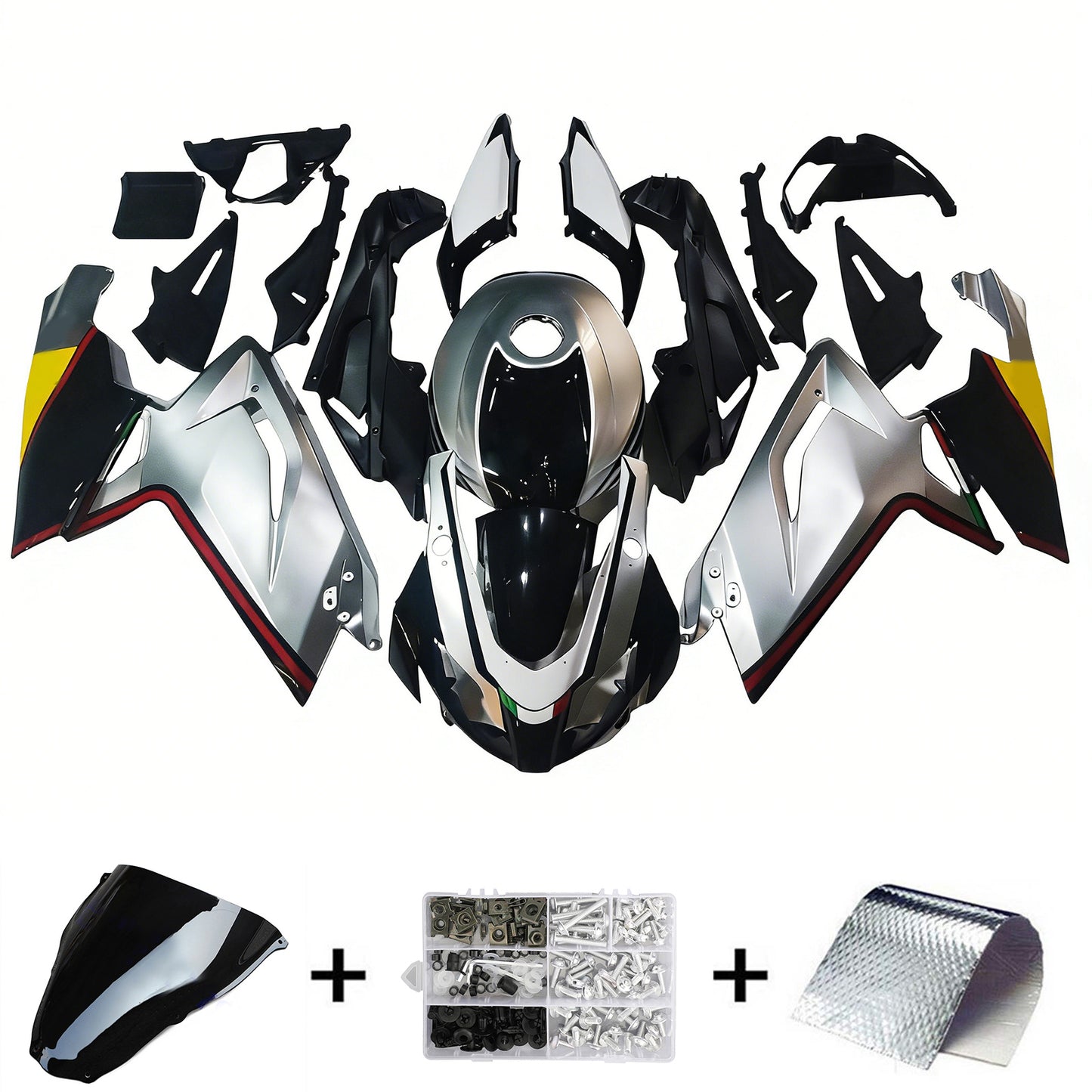 Amotopart Aprilia RS125 2006-2011 Kit Carena Carrozzeria Plastica ABS