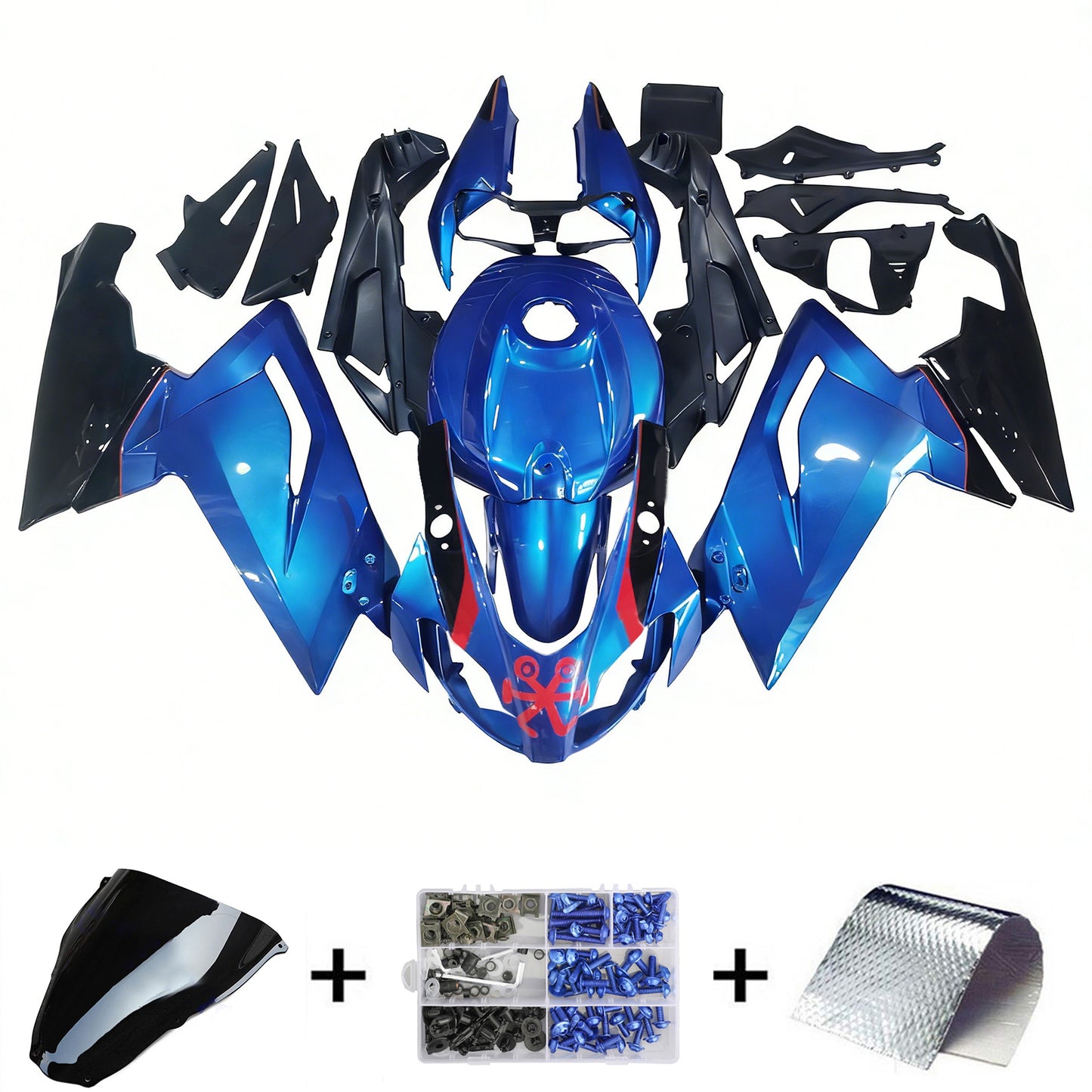 Amotopart Aprilia RS125 2006-2011 Kit Carena Carrozzeria Plastica ABS