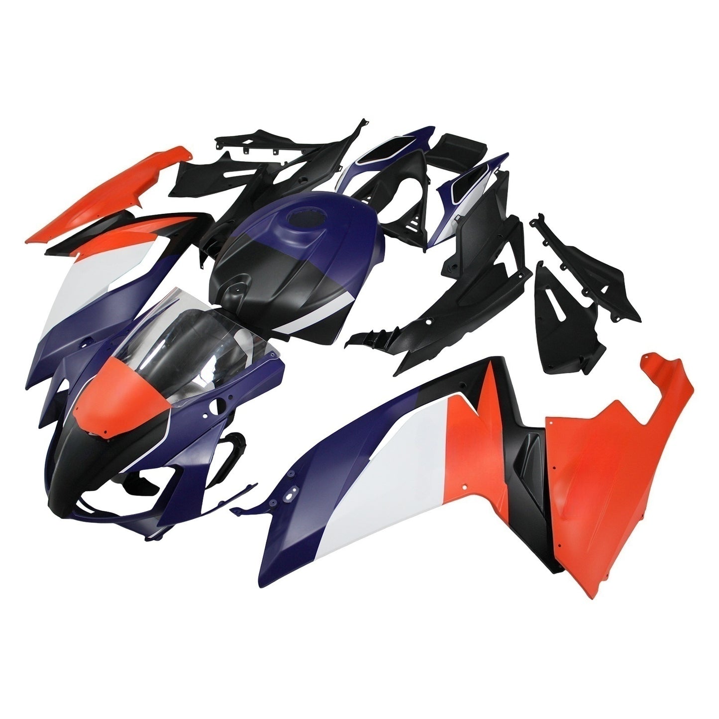 Amotopart Aprilia RS125 2006-2011 Kit Carena Carrozzeria Plastica ABS
