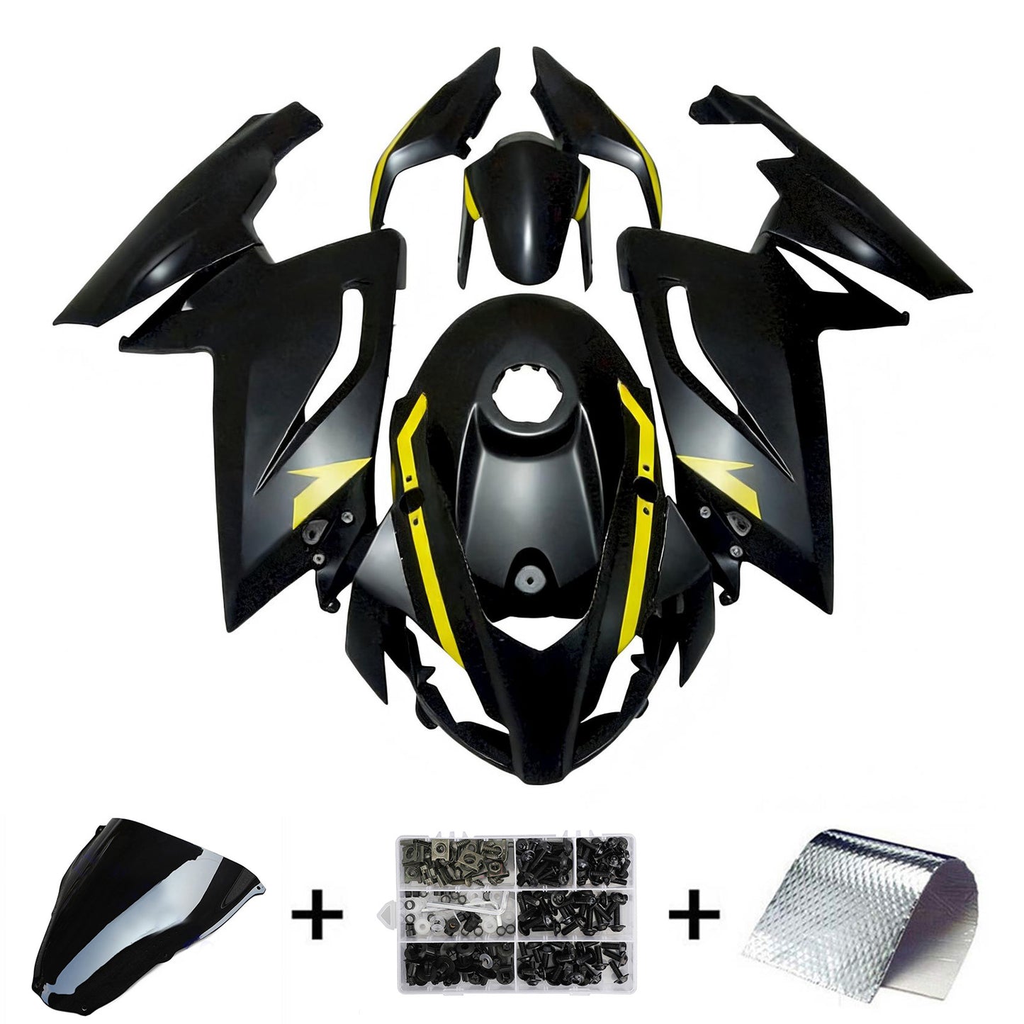 Amotopart Aprilia RS125 2006-2011 Kit Carena Carrozzeria Plastica ABS