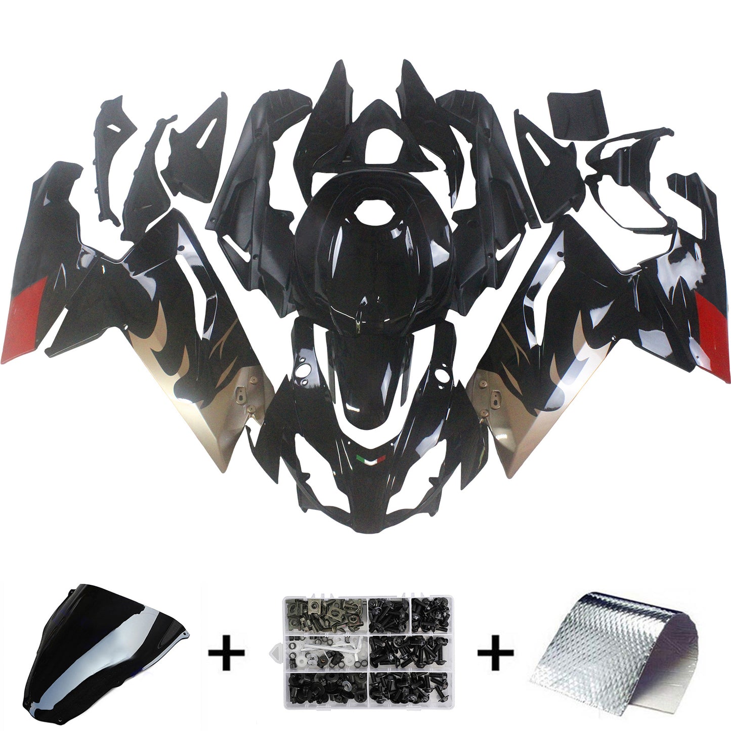 Amotopart Aprilia RS125 2006-2011 Kit Carena Carrozzeria Plastica ABS