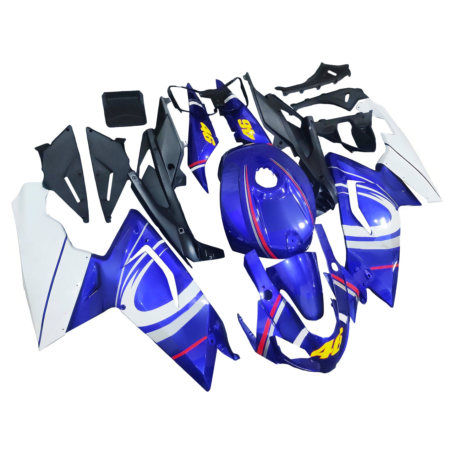 Amotopart Aprilia RS125 2006-2011 Kit Carena Carrozzeria Plastica ABS