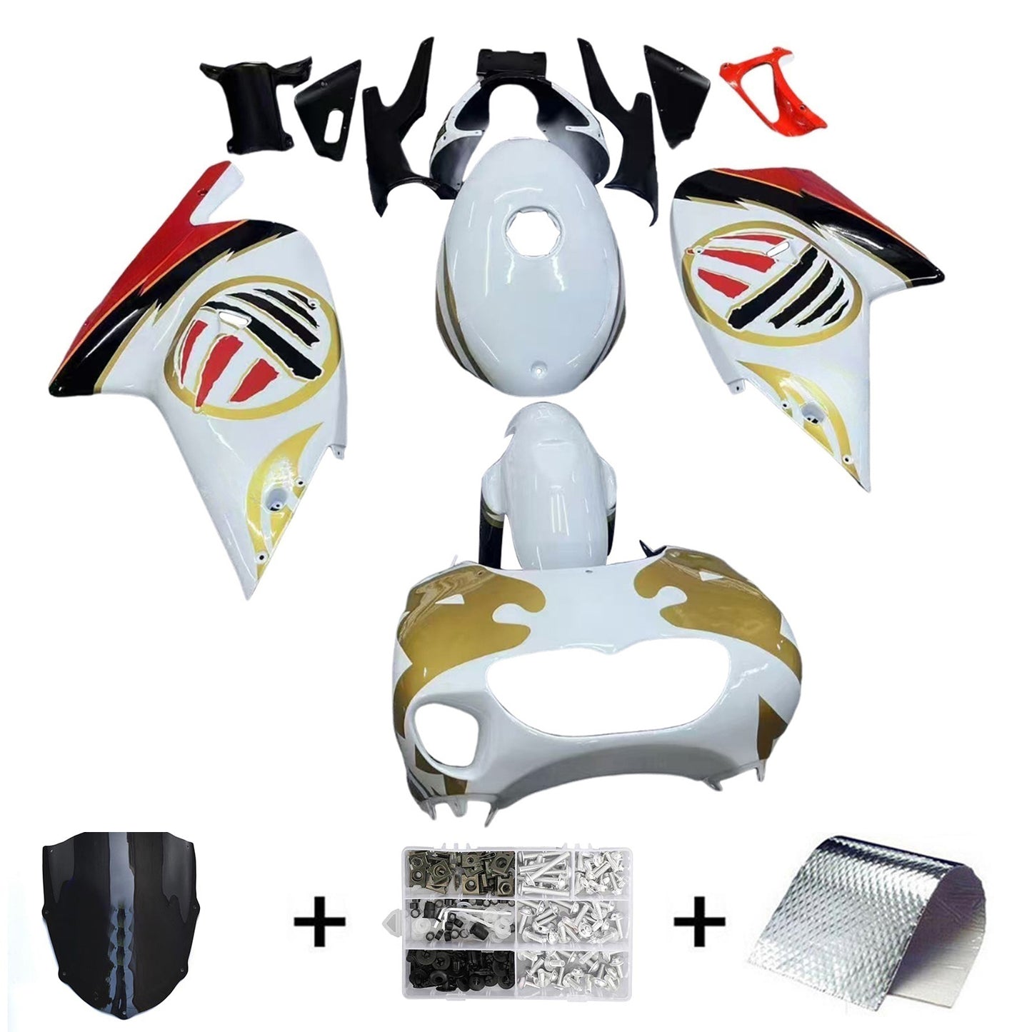 Aprilia RS125 2000-2005 Kit Carenatura Carrozzeria Plastica ABS