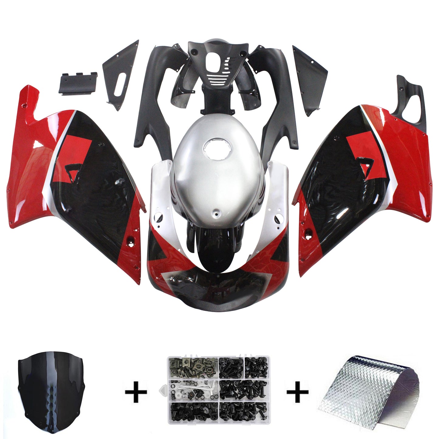 Aprilia RS125 2000-2005 Kit Carenatura Carrozzeria Plastica ABS