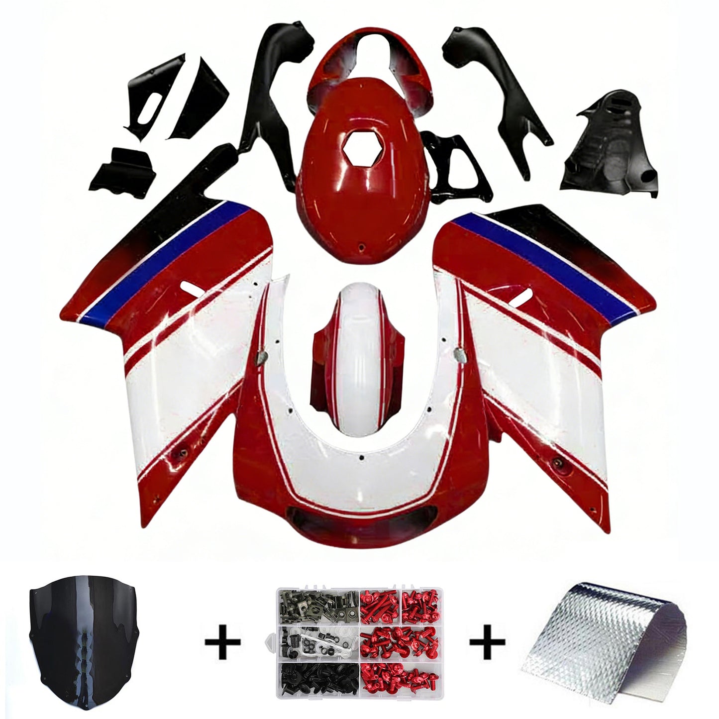 Aprilia RS125 2000-2005 Kit Carenatura Carrozzeria Plastica ABS